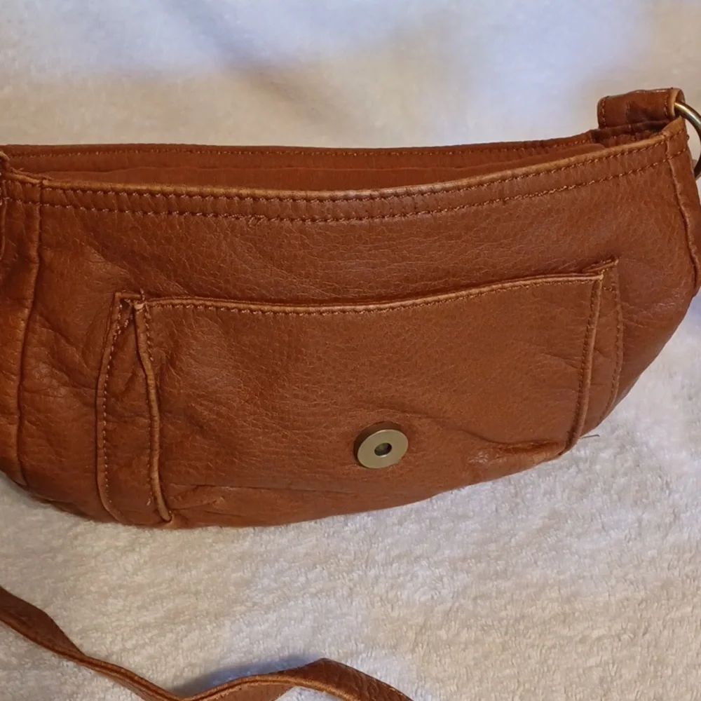 Arizona Jean Co purse crossbody handbag brown
